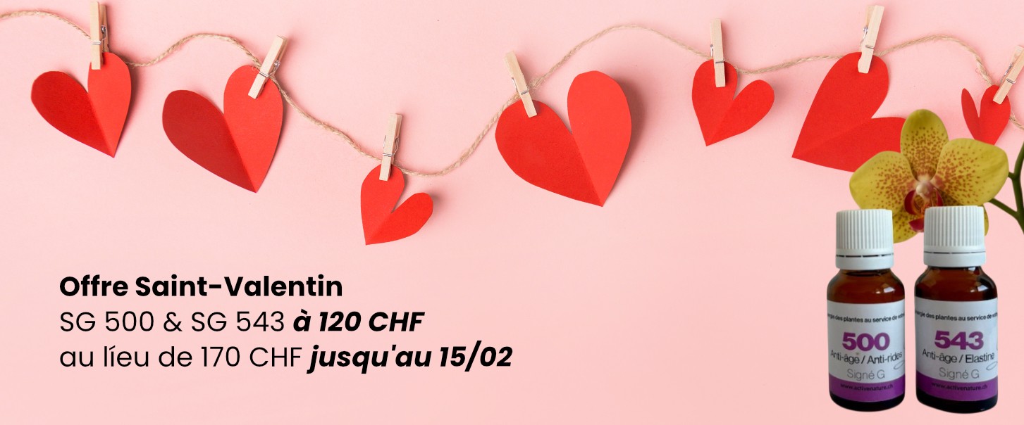 Offre Saint-Valentin SG 500 & SG 543 à 120 CHF au líeu de 170 CHF jusqu'au 15/02